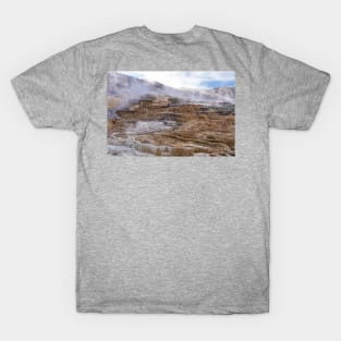 Mammoth Terraces at Mammoth Hot Springs, Yellowstone National Park Wyoming T-Shirt